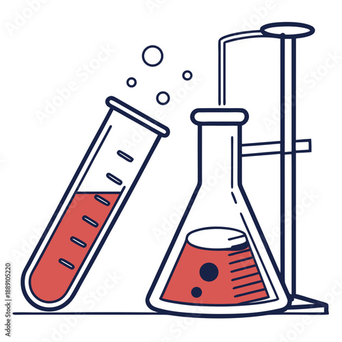 Laboratory equipment setup