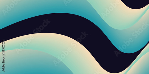 Abstract background of fluid iridescent shape. Elegant vector wallpaper.
