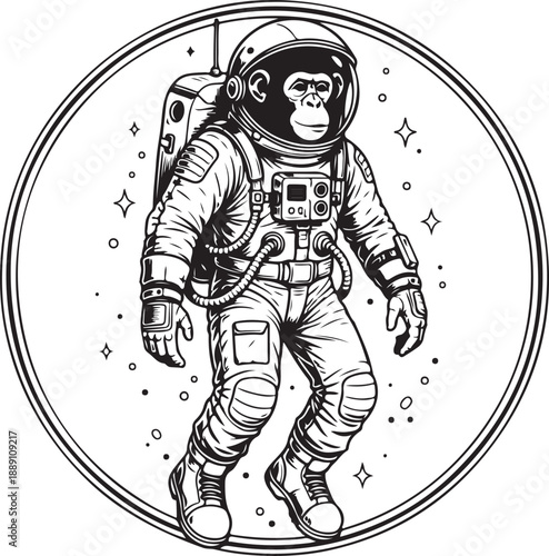 astronaut in space