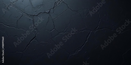 Dark, rough black concrete surface with deep texture and subtle shadows,  asphalt,  simple