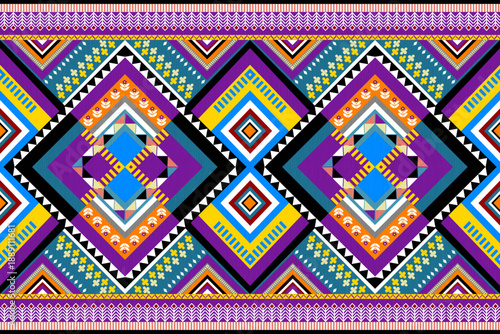 seamless modern geometric fabric textile pattern