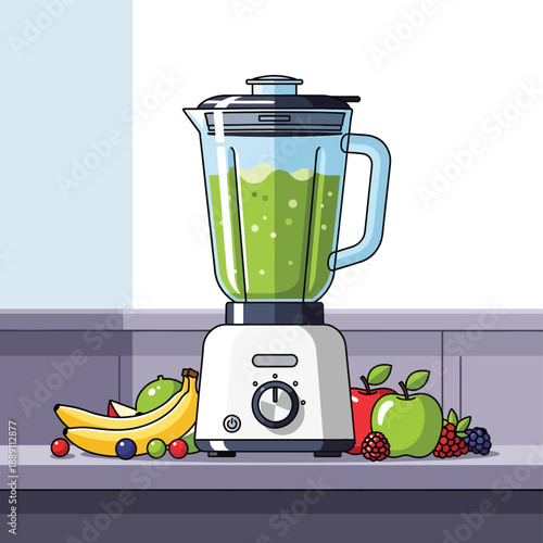 Green Smoothie in Blender