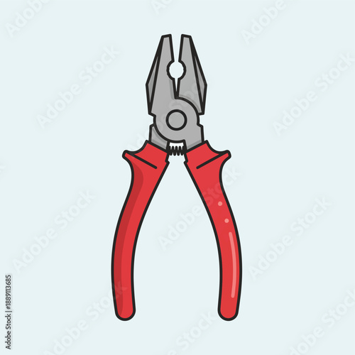 Red Handled Needle Nose Pliers