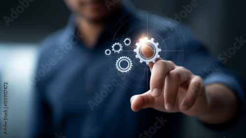 System integration concept visualization technical connectivity unified platform coordinated workflow seamless technology fusion operational harmony with copy space