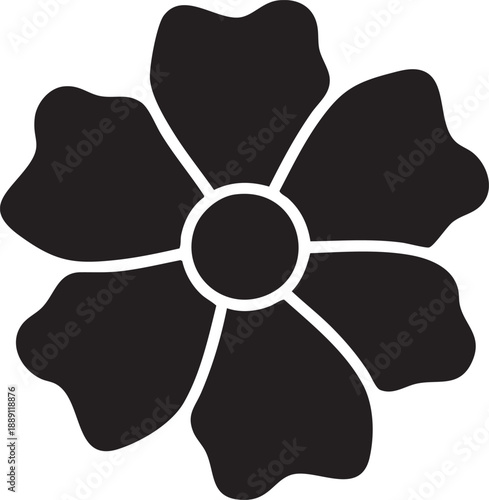 Spring Flower Icons. Spring bee flowers. Line icon set of spring