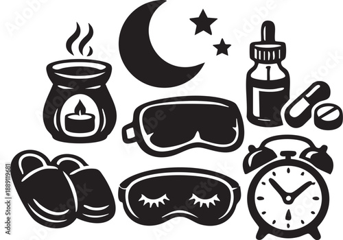 Spring Flower Icons. Spring bee flowers. Line icon set of spring