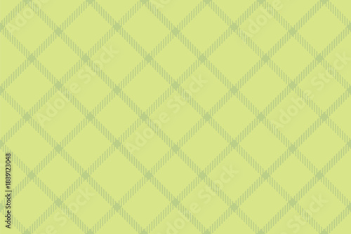 Age fabric plaid pattern, graphic vector texture check. Gingham textile tartan background seamless in lime color.