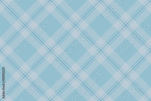 Painting check tartan textile, textured vector seamless fabric. Mens shirt pattern plaid texture background in light and cyan colors.