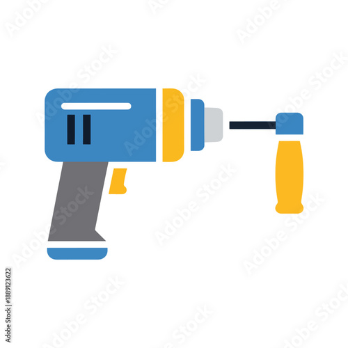 Electric Drill with Screwdriver Bit