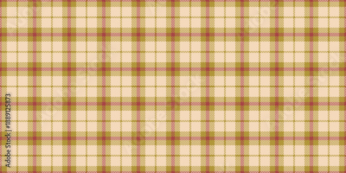 Fibrous tartan seamless pattern, mother plaid check texture. Endless background textile fabric vector in light and antique gold colors.