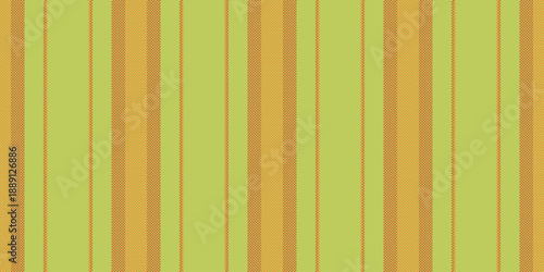 Canvas background fabric vector, hipster texture stripe vertical. Skill pattern textile seamless lines in lime and orange colors.