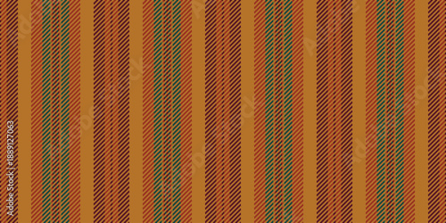 Dye vector textile background, tie texture lines stripe. Rest vertical seamless fabric pattern in orange and red colors.