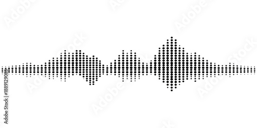 Digital blue technology background featuring a vector equalizer illustration and sound mixer wave graph for business audio design