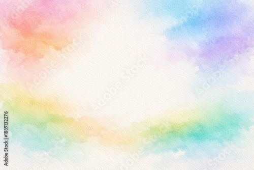 smoot watercolor backgroud on white paper.