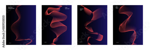 Modern gradient poster background vector set. Minimalist cover template with vibrant perspective geometric shapes different. Ideal design .x ray image of human brain	 x ray of a human body