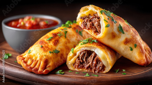 Hispanic food - tacos and e...