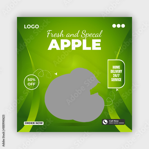 Fresh Green Apple Promotion with 50 Off and Home Delivery
