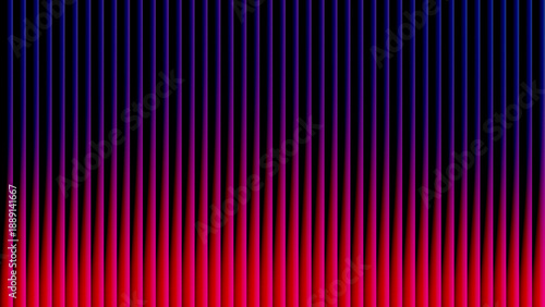Abstract Neon Vertical Lines Gradient Background in Blue Purple and Red Colors