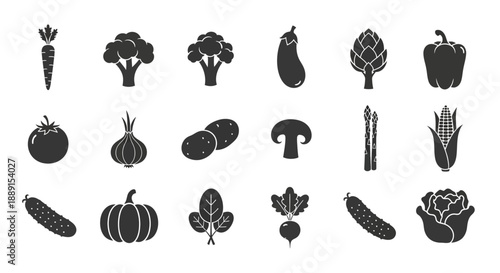 Black Silhouette Vector Set of Wine Bottles, Decanters, and Glasses