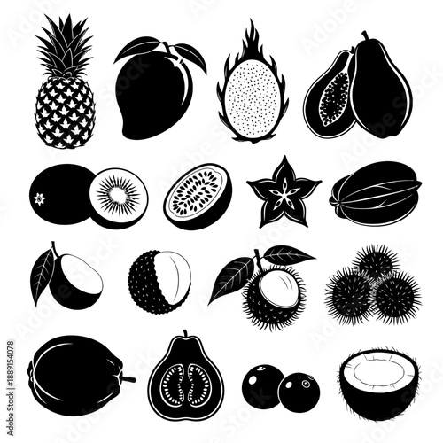 Black Silhouette Vector Set of Wine Bottles, Decanters, and Glasses