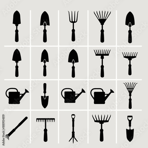 Black Silhouette Vector Set of Wine Bottles, Decanters, and Glasses