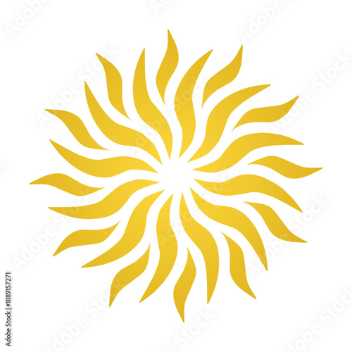 abstract sun vector illustration