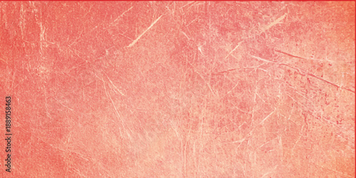 Aged red grunge wall texture with a rough vintage paint pattern on a dirty stone surface creates a dark pink textured paper background for art design