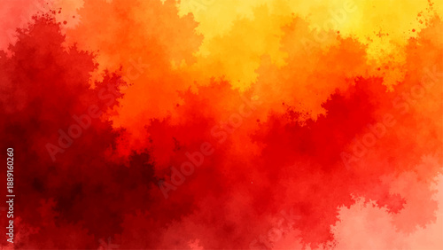 Abstract red and yellow background with grunge fire texture and orange smoke patterns creates a hot burning inferno wallpaper design
