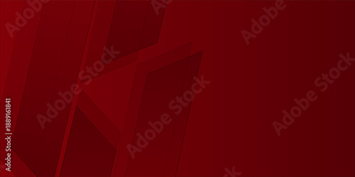 Modern abstract dark red gradient illustration background with 3d look and simple pattern. cool design and luxury. vector illustration