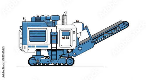 Advanced Industrial Crusher Machine For Quarry Operations And Demolition Projects