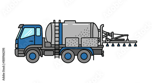 Agricultural Sprayer Truck For Crop Protection Services