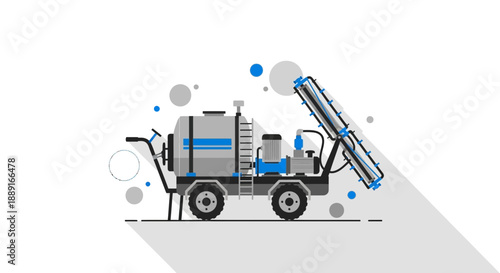 Automated Agricultural Spraying Machine For Efficient Field Treatment And Crop Protection Services
