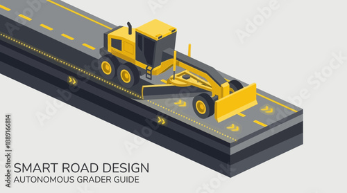Automated Road Construction Machine Guiding Smart Infrastructure Development