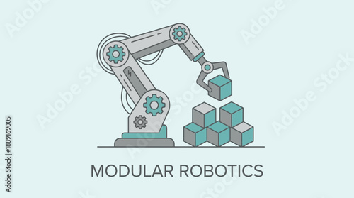 Automated Robotic Arm Assembling Modular Components With Gears