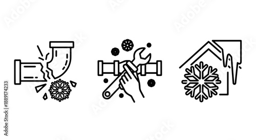 Frozen Pipes Repair and Winter Home Maintenance for Plumbing System Protection against Cold Weather Damage