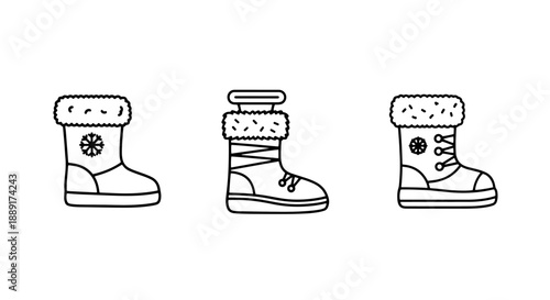 Stylish Winter Boots with Warm Fur and Snow Protection for Cold Weather Outdoor Adventures