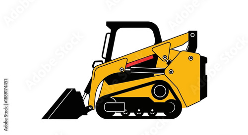 Compact Construction Machine For Digging And Moving Materials