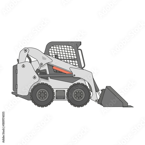 Compact Construction Vehicle For Outdoor Projects And Site Work