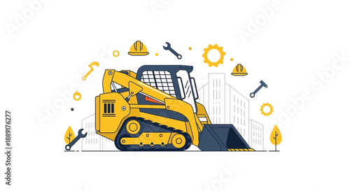 Compact Construction Vehicle Industry Equipment For Urban Development Projects
