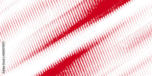 Abstract red and white background featuring a vintage metal typewriter texture with a black macro pattern and business technology design lines