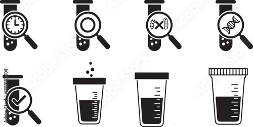 Laboratory and equipment science magnifying glass