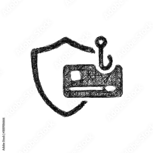 Sketch phishing protection icon design