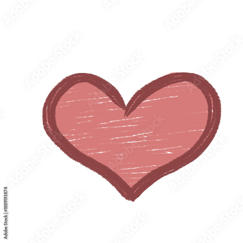 Pink Heart, Valentine's Day Icon
