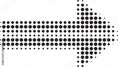 Black vector arrow icons. Cursor. Arrows sign. Modern Simple Arrows. Arrow Icon halftone made of dots on white background. Transparent BG