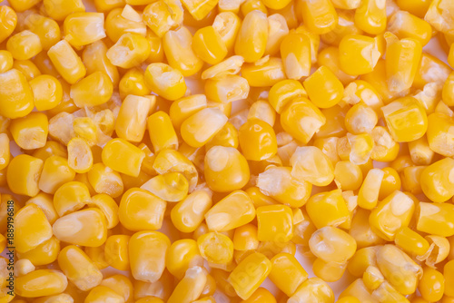 Obraz na plátně Savory corn with herbs, Rustic skillet with fragrant herbs and sweet corn kernel
