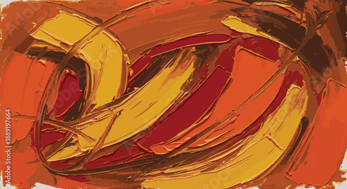 Vibrant abstract illustration of swirling shapes and dynamic motion captured from a close-up viewpoint showcasing fluidity and energy