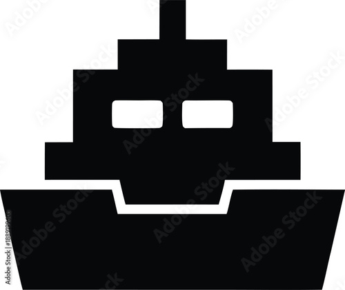 oil tanker silhouette vector illustration on transparent background