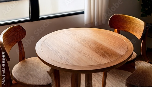 Wooden Round Table