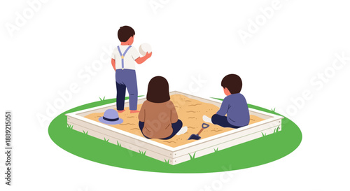 People gathered on a wooden platform in a green outdoor setting with a man standing and addressing the group