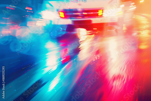 Emergency situation abstract backdrop